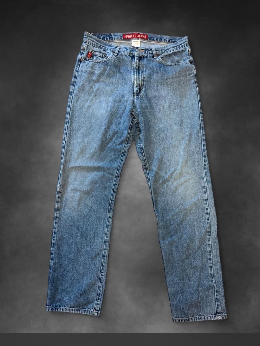 Guess Women's Straight Leg Jeans in Medium Blue Denim